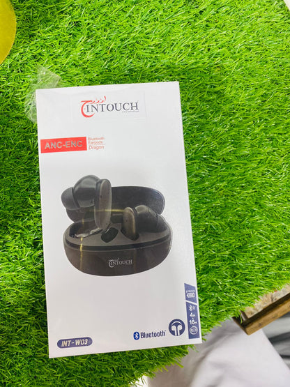 InTouch INT-W03 Wireless Bluetooth Earbuds – ANC + ENC, Long Battery Life, High-Quality Sound