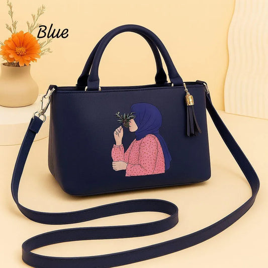 Women's PU Leather Plain Shoulder Bag