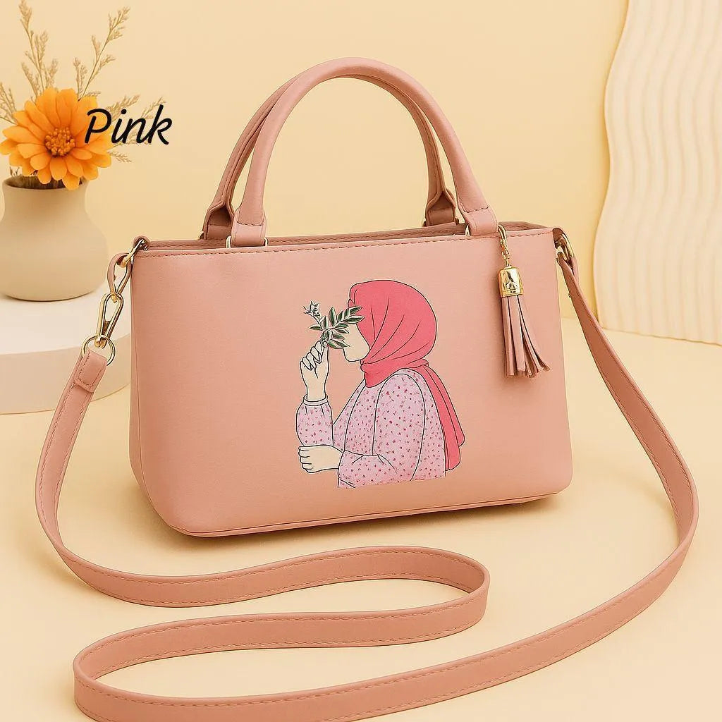 Women's PU Leather Plain Shoulder Bag