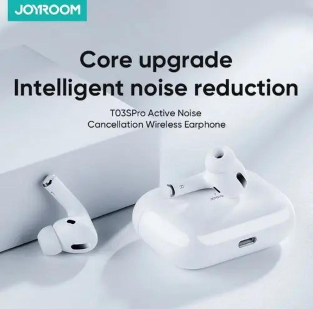 JoyRoom JR-T035 Pro TWS Wireless Bluetooth Earbuds with ENC Noise Cancellation & Long Battery Life