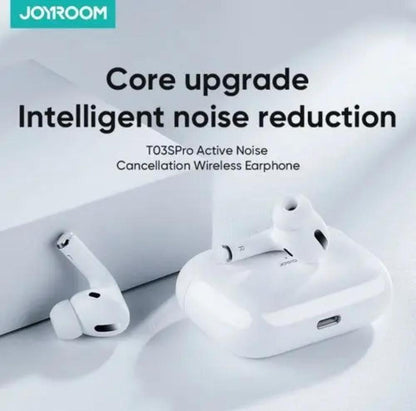 JoyRoom JR-T035 Pro TWS Wireless Bluetooth Earbuds with ENC Noise Cancellation & Long Battery Life